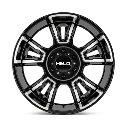 Helo He914 Wheel, 20x10.0 -18 Offset 6x135, Gloss Black Machined - HE91421063318N