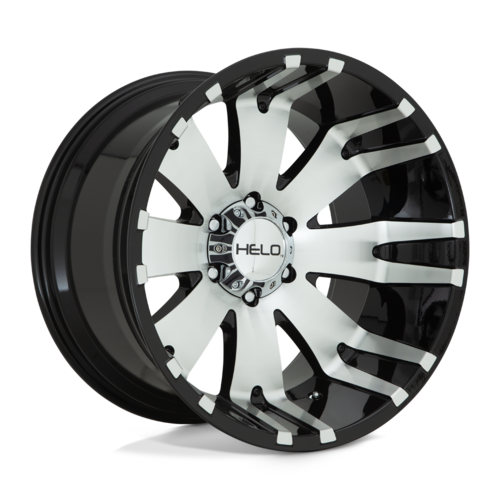 Helo He917 Wheel, 18x10.0 -18 Offset 8x165.1, Gloss Black Machined - HE91781080518N