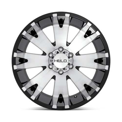 Helo He917 Wheel, 18x10.0 -18 Offset 8x165.1, Gloss Black Machined - HE91781080518N