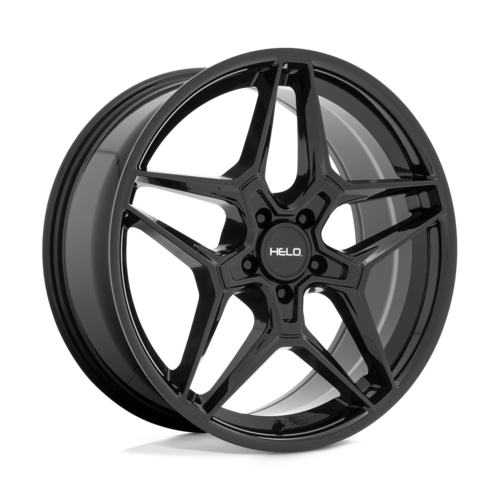 Set of 4: Helo He919 Wheel, 22x8.5 +40 Offset 5x114.3, Gloss Black - HE91922812340