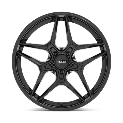 Set of 4: Helo He919 Wheel, 22x8.5 +40 Offset 5x114.3, Gloss Black - HE91922812340