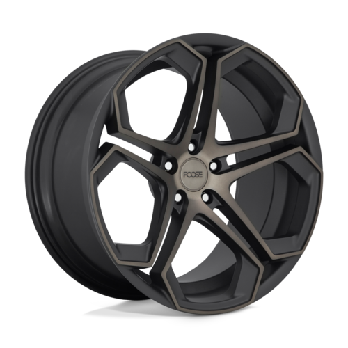 Set of 4: Foose F168 Impala Wheel, 20x9.0 +38 Offset 5x108, Matte Machined Double Dark Tint - F168209031+38