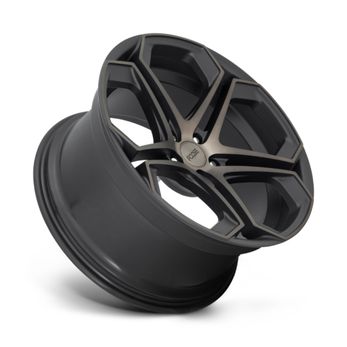 Set of 4: Foose F168 Impala Wheel, 20x9.0 +38 Offset 5x108, Matte Machined Double Dark Tint - F168209031+38