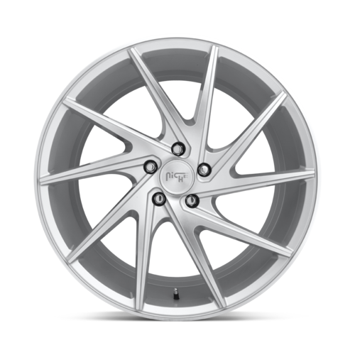 Niche M162 Invert Wheel, 20x10.5 +45 Offset 5x114.3, Gloss Silver Machined - M162200565+45