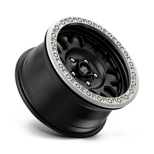 KMC Km234 Grenade Desert Beadlock Wheel, 20x9.0 -12 Offset 6x139.7, Satin Black - KM23429060712N