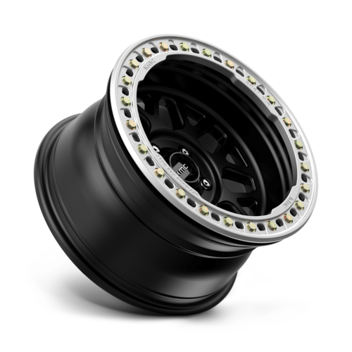 KMC Km235 Grenade Crawl Beadlock Wheel, 17x9.0 -38 Offset 5x127, Satin Black - KM23579050738N