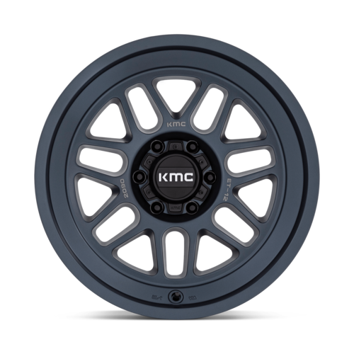 KMC Km725 Terra Wheel, 20x9.0 -12 Offset 6x139.7, Metallic Blue - KM725LX20906812N