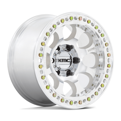 KMC Km237 Riot Beadlock Wheel, 17x8.5 +0 Offset 5x127, Machined - KM237DX17855000
