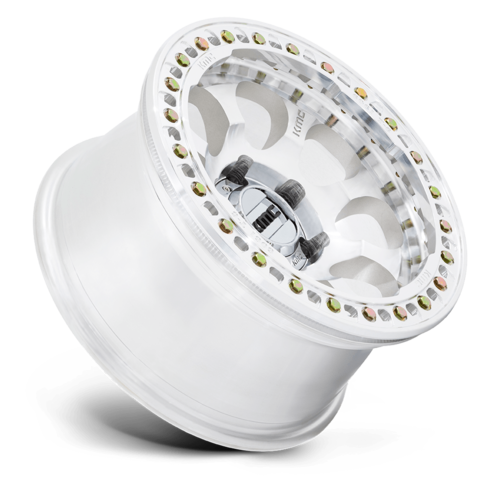 KMC Km237 Riot Beadlock Wheel, 17x8.5 +0 Offset 5x127, Machined - KM237DX17855000