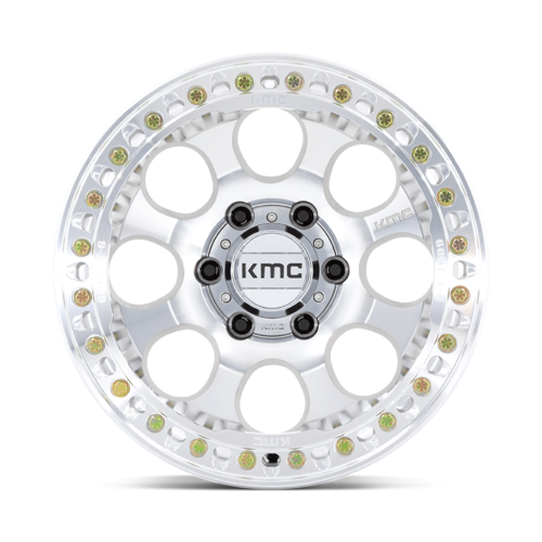 KMC Km237 Riot Beadlock Wheel, 17x8.5 +0 Offset 6x135, Machined - KM237DX17856300
