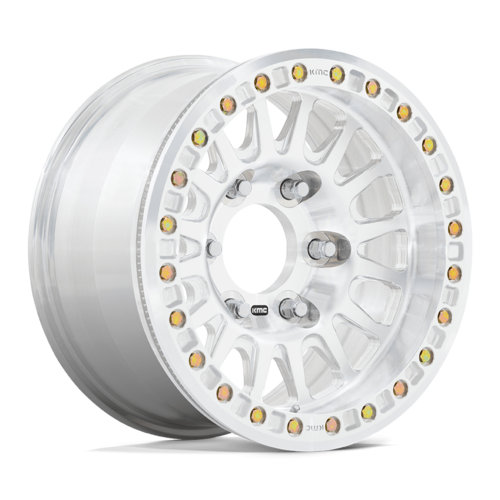 KMC Km445 Impact Forged Beadlock Wheel, 17x9.0 -12 Offset 6x165.1, Raw Machined - KM445DX17909112N