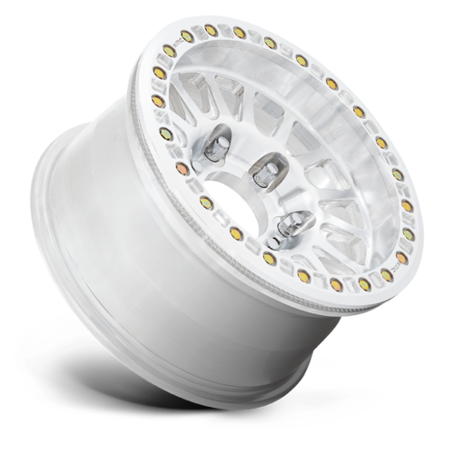KMC Km445 Impact Forged Beadlock Wheel, 17x9.0 +0 Offset 6x139.7, Raw Machined - KM445DX17906000