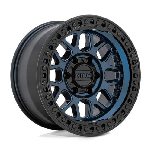 KMC Km549 Grs Wheel, 17x9.0 +0 Offset 6x135, Midnight Blue With Gloss Black Lip - KM54979063900