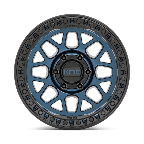 KMC Km549 Grs Wheel, 17x9.0 +0 Offset 6x135, Midnight Blue With Gloss Black Lip - KM54979063900