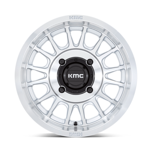 KMC Ks138 Impact Utv Wheel, 15x10.0 +0 Offset 4x137, Silver With Machined Face - KS138SD15104800