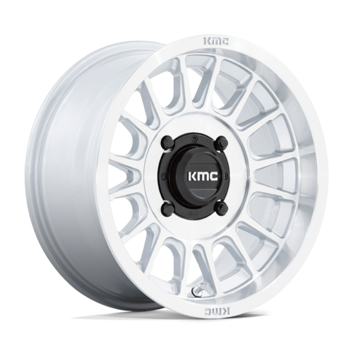 KMC Ks138 Impact Utv Wheel, 15x7.0 +10 Offset 4x137, Silver With Machined Face - KS138SD15704810