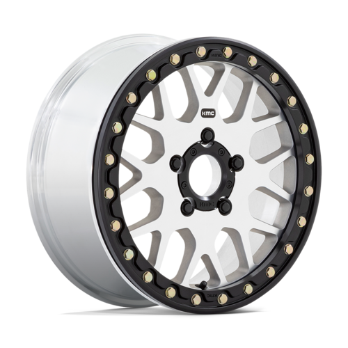 KMC Ks235 Grenade Beadlock Wheel, 15x6.0 +38 Offset 5x114.3, Machined - KS23556012538