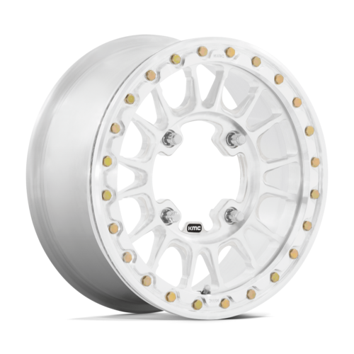 KMC Ks436 Impact Forged Beadlock Wheel, 15x6.0 +38 Offset 4x137, Raw Machined Forged - KS436DX15604838