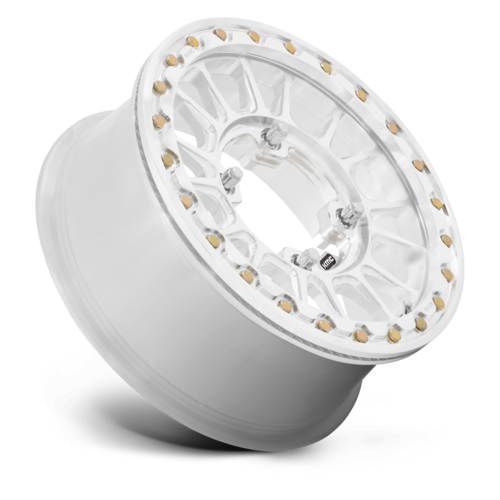 KMC Ks436 Impact Forged Beadlock Wheel, 15x6.0 +38 Offset 4x156, Raw Machined Forged - KS436DX15604438