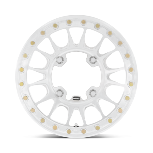 KMC Ks436 Impact Forged Beadlock Wheel, 15x6.0 +38 Offset 4x156, Raw Machined Forged - KS436DX15604438