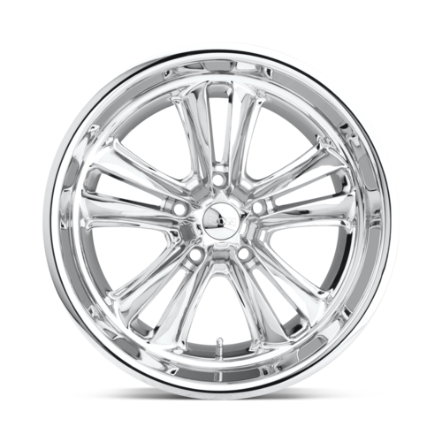 Set of 4: Foose F097 Knuckle Wheel, 18x8.0 +1 Offset 5x120.65, Chrome Plated - F09718806145