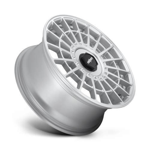 Rotiform R143 Las R Wheel, 18x8.5 +35 Offset 5x112/5x120, Gloss Silver - R1431885F4+35