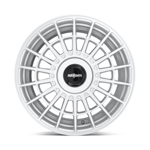 Rotiform R143 Las R Wheel, 18x8.5 +35 Offset 5x112/5x120, Gloss Silver - R1431885F4+35