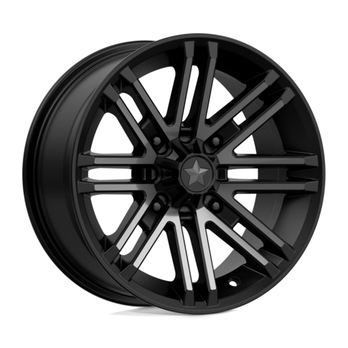 Set of 4: MSA Offroad Wheels M40 Rogue Wheel, 15x7.0 +10 Offset 4x137, Satin Black Titanium Tint - M40-05737