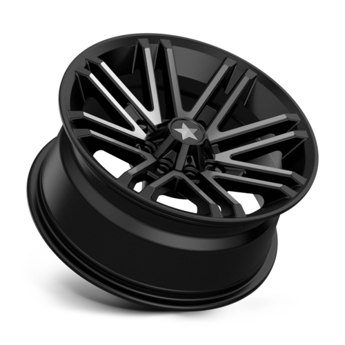 Set of 4: MSA Offroad Wheels M40 Rogue Wheel, 15x7.0 +10 Offset 4x137, Satin Black Titanium Tint - M40-05737