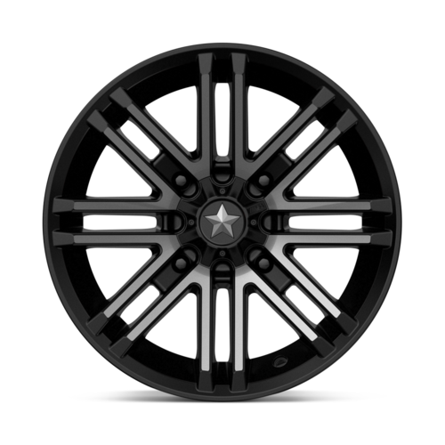 Set of 4: MSA Offroad Wheels M40 Rogue Wheel, 15x7.0 +10 Offset 4x137, Satin Black Titanium Tint - M40-05737