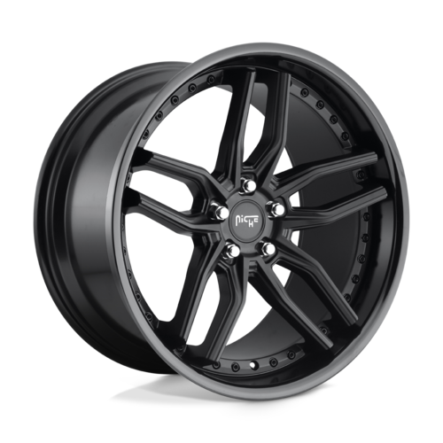 Niche M194 Methos Wheel, 19x9.5 +48 Offset 5x112, Gloss Black Matte Black - M194199543+48