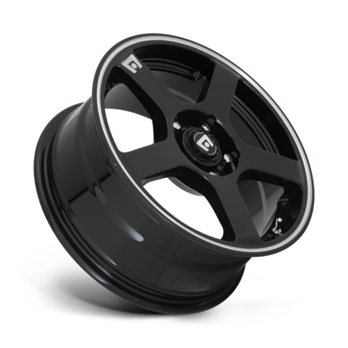 Motegi Mr116 Fs5 Wheel, 15x6.5 +40 Offset 5x100/5x114.3, Gloss Black Machined Flange - MR11656531340US