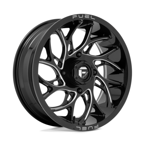 Fuel D741 Runner Wheel, 18x7.0 +13 Offset 4x156, Gloss Black Milled - D7411870A544