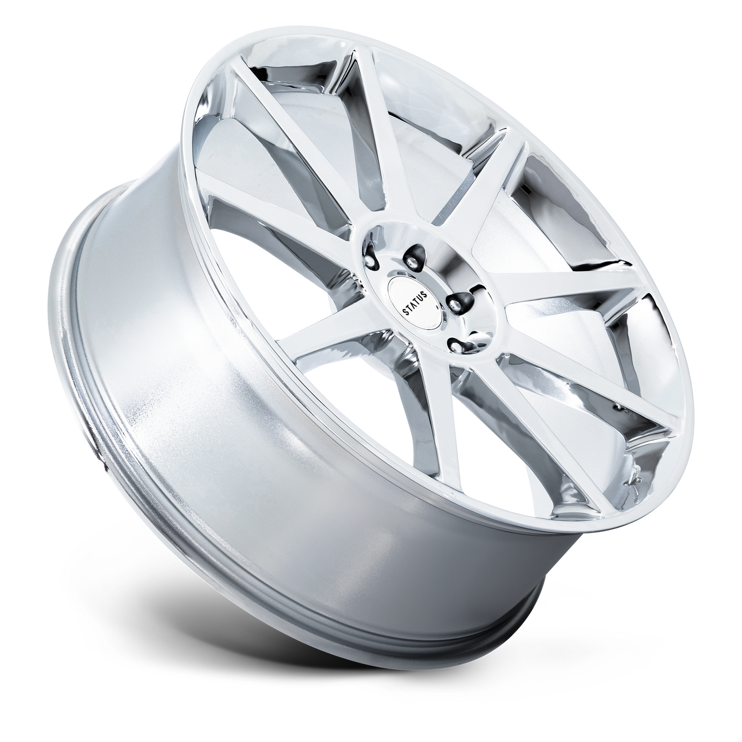Status Mammoth Wheel, 22x9.5 +25 Offset 6x139.7, Chrome - ST002PX22956825