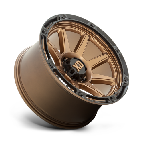 Set of 4: XD Xd863 Wheel, 20x10.0 -18 Offset 6x139.7, Matte Bronze With Black Lip - XD86321068618N