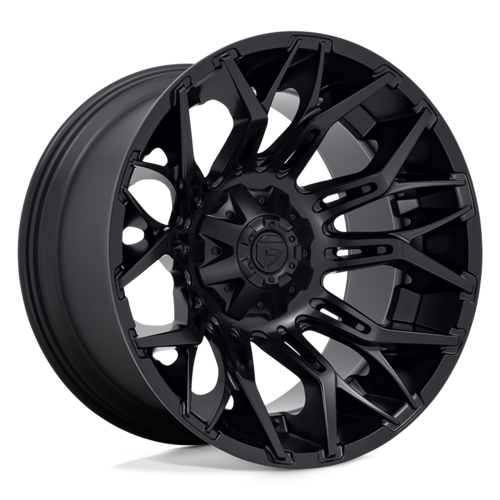 Set Of 4: Fuel D772 Twitch Wheel, 22x12.0 -44 Offset 5x114.3 5x127 