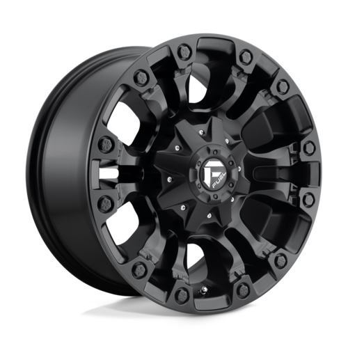 Set of 4: Fuel D560 Vapor Wheel, 22x10.0 +10 Offset 6x135/6x139.7, Matte Black - D56022009857