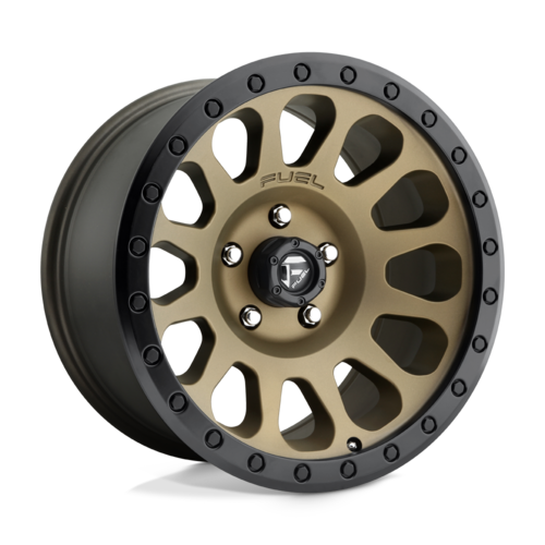 Fuel D600 Vector Wheel, 18x9.0 +20 Offset 5x150, Matte Bronze Black Bead Ring - D60018905657