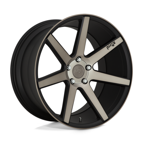 Niche M150 Verona Wheel, 18x8.0 +40 Offset 5x120, Matte Black Machined - M150188021+40