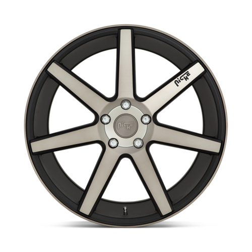 Niche M150 Verona Wheel, 18x8.0 +40 Offset 5x120, Matte Black Machined - M150188021+40