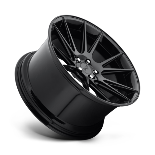 Set of 4: Niche M152 Vicenza Wheel, 20x9.0 +35 Offset 5x120, Gloss Black - M152209021+35