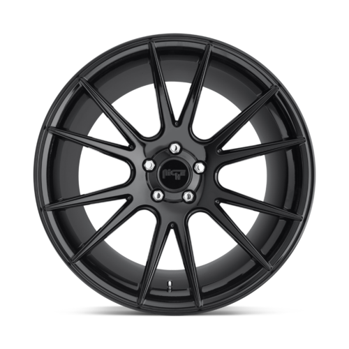 Set of 4: Niche M152 Vicenza Wheel, 20x9.0 +38 Offset 5x112, Gloss Black - M1522090F8+38