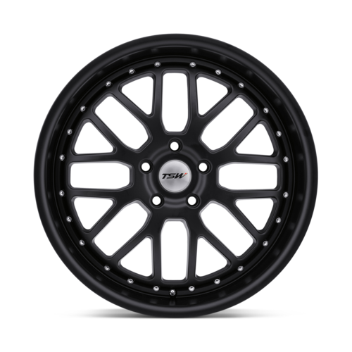TSW Valencia Wheel, 20x10.0 +20 Offset 5x114.3, Matte Black - 2010VAL205114M76
