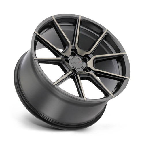 TSW Chrono Wheel, 17x8.0 +35 Offset 5x120, Matte Black W/ Machine Face & Dark Tint - 1780CRN355120M76