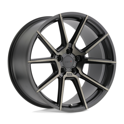 TSW Chrono Wheel, 17x8.0 +35 Offset 5x120, Matte Black W/ Machine Face & Dark Tint - 1780CRN355120M76