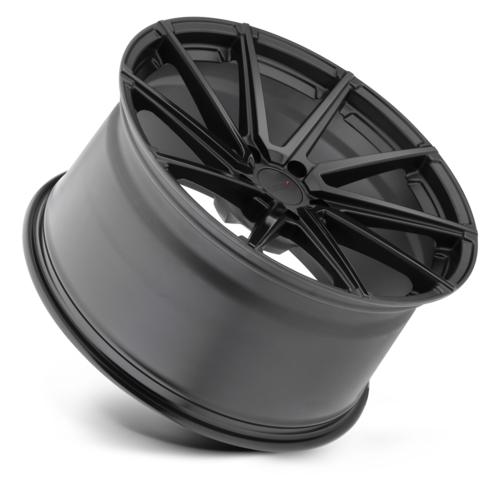 TSW Watkins Wheel, 20x10.0 +40 Offset 5x112, Double Black Matte Black W/ Gloss Black Face - 2010WAT405112B72L