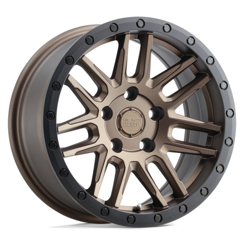 Black Rhino Arches Wheel, 18x8.0 +30 Offset 5x127, Bronze W/ Black Ring - 1880ACH305127Z71