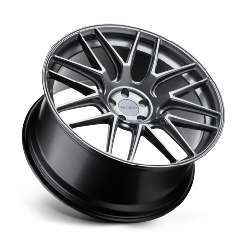 Set of 4: Beyern Autobahn Wheel, 20x10.0 +25 Offset 5x120, Gloss Gunmetal - 2010ATB255120G74