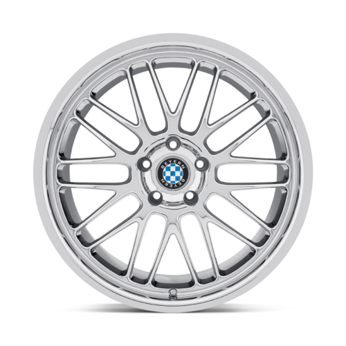 Set of 4: Beyern Mesh Wheel, 20x8.5 +20 Offset 5x120, Chrome - 2085BYM205120C74