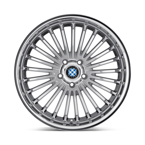 Set of 4: Beyern Multi Wheel, 17x8.0 +40 Offset 5x120, Chrome - 1780BYT405120C72